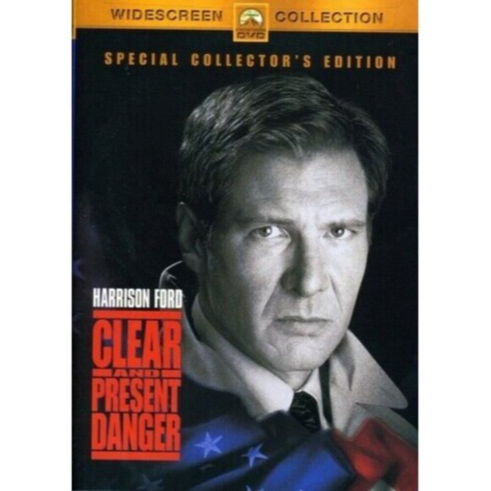 CLEAR AND‎ PRESENT DANGER DVD Special Collectors Edition Harrison Ford Jack Ryan